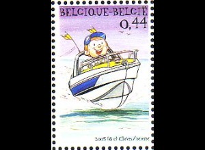 Belgien Mi.Nr. 3420 Briefmarkenausst. BELGICA '06, Motorboot (0,44)