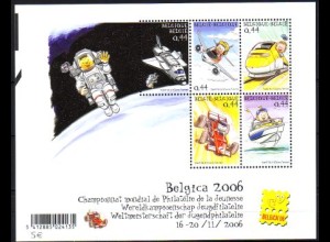 Belgien Mi.Nr. Block 102 Briefmarkenausstellung BELGICA '06, Brüssel
