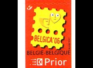 Belgien Mi.Nr. 3576BD BELGICA '06, selbstkl., unten geschn. (-)