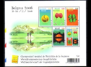Belgien Mi.Nr. Block 112 Briefmarkenausstellung BELGICA '06