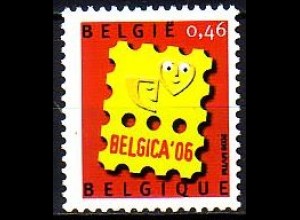 Belgien Mi.Nr. 3609 Briefmarkenausstellung BELGICA '06, Emblem (0,46)