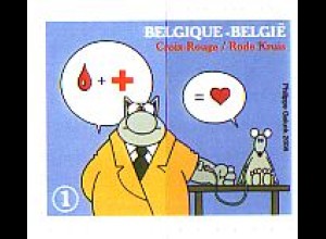 Belgien Mi.Nr. 3795BDr Rotes Kreuz, Blutspende, skl., rechts geschn. (1)
