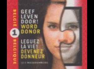 Belgien Mi.Nr. 4037El Organspendekampagne, skl (1)