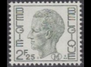 Belgien Militärpostmarken Nr. 3 König Baudouin, "M" im Oval (2,25)