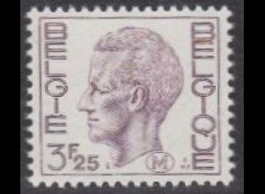 Belgien Militärpostmarken Nr. 5 König Baudouin, "M" im Oval (3,25)