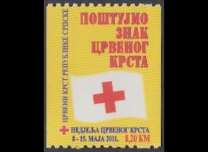 Bosnien-Herz.Serb.Zwangszuschlagsm.Mi.Nr. 28C Rotes Kreuz, Fahne (0,20)