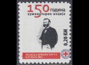 Bosnien-Herz.Serb.Zwangszuschlagsm.Mi.Nr. 32A Rotes Kreuz, Henri Dunant (0,20)