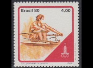 Brasilien Mi.Nr. 1778 Olymp. Sommerspiele Moskau, Rudern (4,00)