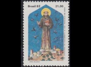 Brasilien Mi.Nr. 1909 Hl. Franz von Assisi (21,00)