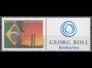 Brasilien Mi.Nr. 3379Zf Grußmarke Brasilia, Nationalflagge (--)