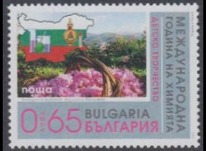 Bulgarien Mi.Nr. 5072 Int.Jahr der Chemie, Rosen, Flagge u.a. (0,65)
