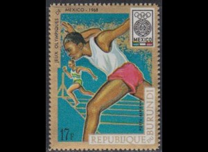 Burundi Mi.Nr. 452A Olympia 1968 Mexiko, Sprint, gezähnt (17)