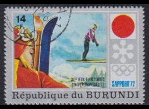 Burundi Mi.Nr. 847A Olympia 1972 Sapporo, Skispringen (14)