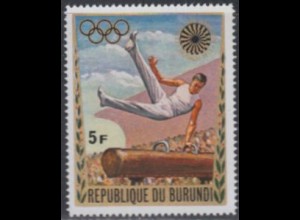 Burundi Mi.Nr. 858A Olympia 1972 München, Turnen, gezähnt (5)