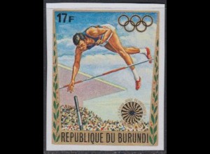 Burundi Mi.Nr. 862B Olympia 1972 München, Stabhochsprung, ungezähnt (17)