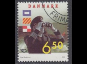 Dänemark Mi.Nr. 1186 NORDEN, Seefahrt, Hafenkapitän, Flaggensignal (6.50)