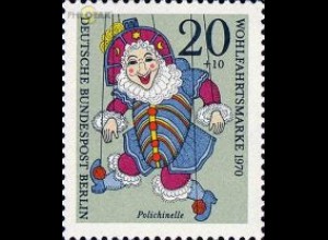 Berlin Mi.Nr. 374 Wohlfahrt 70 Marionetten, Polichinelle (20+10)