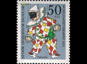 Berlin Mi.Nr. 376 Wohlfahrt 70 Marionetten, Pulcinella (50+25)