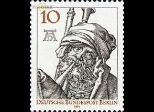 Berlin Mi.Nr. 390 Albrecht Dürer, Der Dudelsackpfeifer (10)
