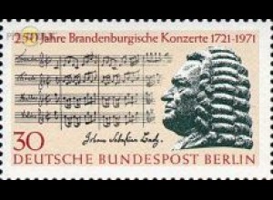 Berlin Mi.Nr. 392 Brandenburgische Konzerte, Joh. Seb. Bach, Noten (30)