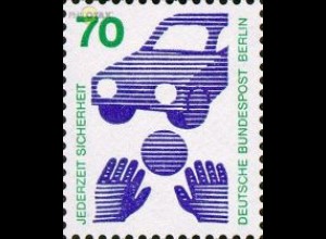 Berlin Mi.Nr. 453 Unfallverhütung Ball vor Auto (70)