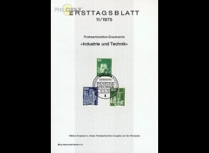 Berlin Mi.Nr. 11/75 Freim. Industrie und Technik (Marken MiNr.501,503,505)