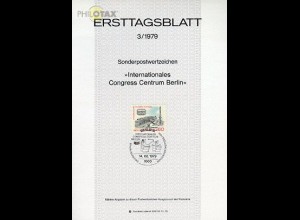 Berlin Mi.Nr. 3/79 Int. Congress-Centrum ICC (Marke MiNr.591)
