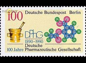 Berlin Mi.Nr. 875 Dt.Pharmazeutische Gesellschaft, Aspirin Formel (100)