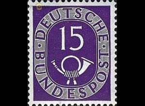 D,Bund Mi.Nr. 129 Posthorn (15)
