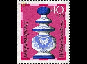 D,Bund Mi.Nr. 744 Wohlf.72 Schachfiguren (40+20)