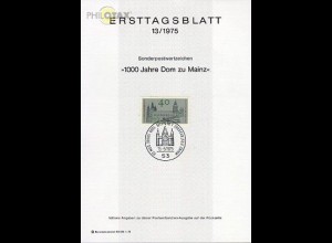 D,Bund Mi.Nr. 13/75 Mainzer Dom (Marke MiNr.845)