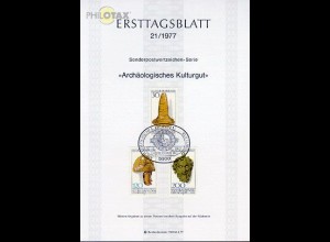 D,Bund Mi.Nr. 21/77 Archäologischer Kulturgut (II) (Marken MiNr.943-945)