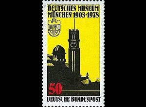 D,Bund Mi.Nr. 963 Deutsches Museum, Sternwarte (50)