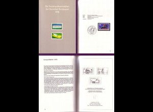 D,Bund Jahrbuch 1978 mit Sondermarken Bund + Berlin in Taschen + Schwarzdruck