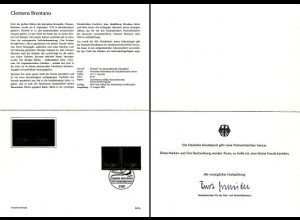 D,Bund Mi.Nr. 978 Clemens Brentano (2 Paare)