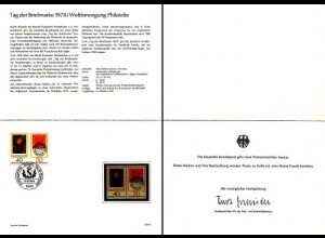 D,Bund Mi.Nr. Zdr.980-81 Tag der Briefmarke (2 Zus.drucke)