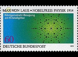 D,Bund Mi.Nr. 1021 Nobelpreisträger v.Laue (60)