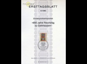 D,Bund Mi.Nr. 10/80 Reichstag zu Gelnhausen (Marke MiNr.1045)