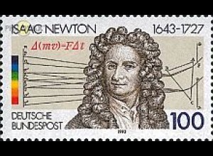 D,Bund Mi.Nr. 1646 Sir Isaac Newton (100)