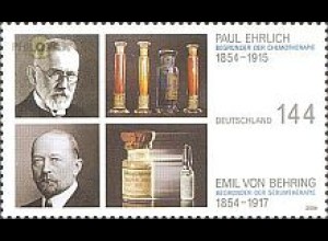 D,Bund Mi.Nr. 2389 Paul Ehrlich und Emil von Behring (144)