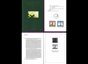 D,Bund Jahrbuch 2004 mit Marken in Taschen, Schwarzdruck + Hologramm (Kontaktg.)