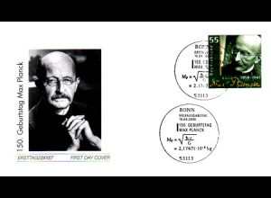 D,Bund Mi.Nr. 2658 Max Planck, Physiker, Nobelpreis (55)