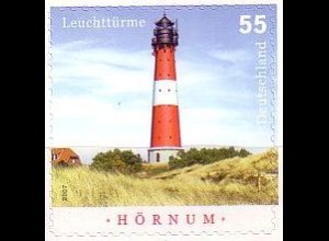 D,Bund Mi.Nr. 2682 a.Fol. Leuchtturm Hörnum/Sylt, selbstkl. aus Folienbogen (55)