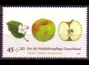 D,Bund Mi.Nr. 2769 Wohlfahrt, Obst, Apfel (45+20)
