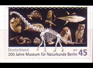 D,Bund Mi.Nr. 2780 a.MH Museum Naturkunde Berlin, Dinosaurier, skl. a.MH (45)