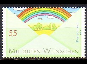 D,Bund Mi.Nr. 2786 Post Grußmarke Regenbogen (55)
