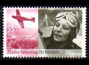 D,Bund Mi.Nr. 2814 Rekordflug von Elly Beinhorn, Messerschmitt Bf 108 (55)