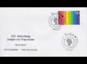 D,Bund Mi.Nr. 2907 Joseph von Fraunhofer, Sonnenspektrum (90)