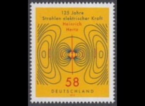 D,Bund Mi.Nr. 3036 Heinrich Hertz, Physiker, Elektromagnetische Wellen (58)