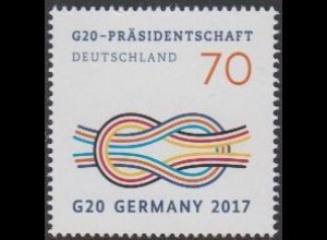 D,Bund MiNr. 3291 m.Nr. Deutsche G20-Präsidentschaft, Hamburg (70)